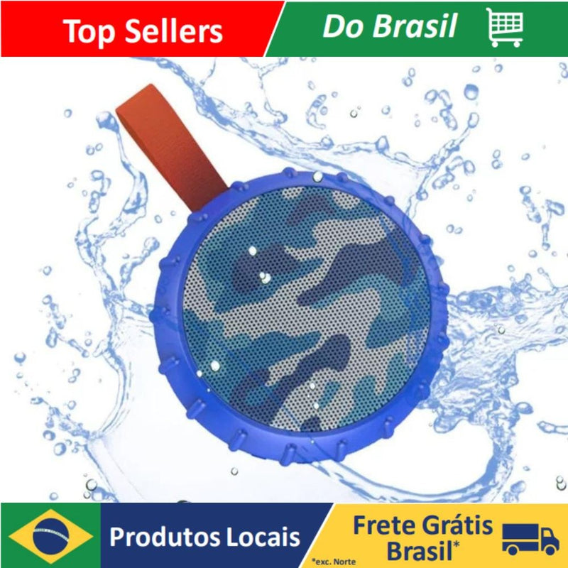 DAFUSHOP Caixa De Som Aprova D´agua Top Emborrachada Audio Musica Alta Piscina