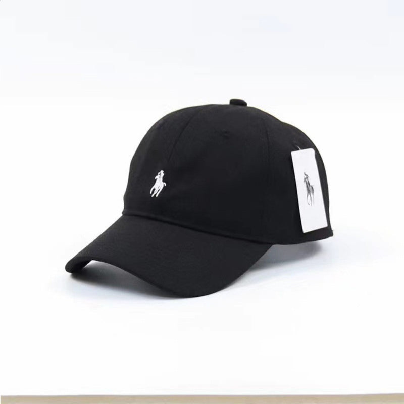 Boné de base unissex moda feminina chapéus algodão pai polo bordado boné cas