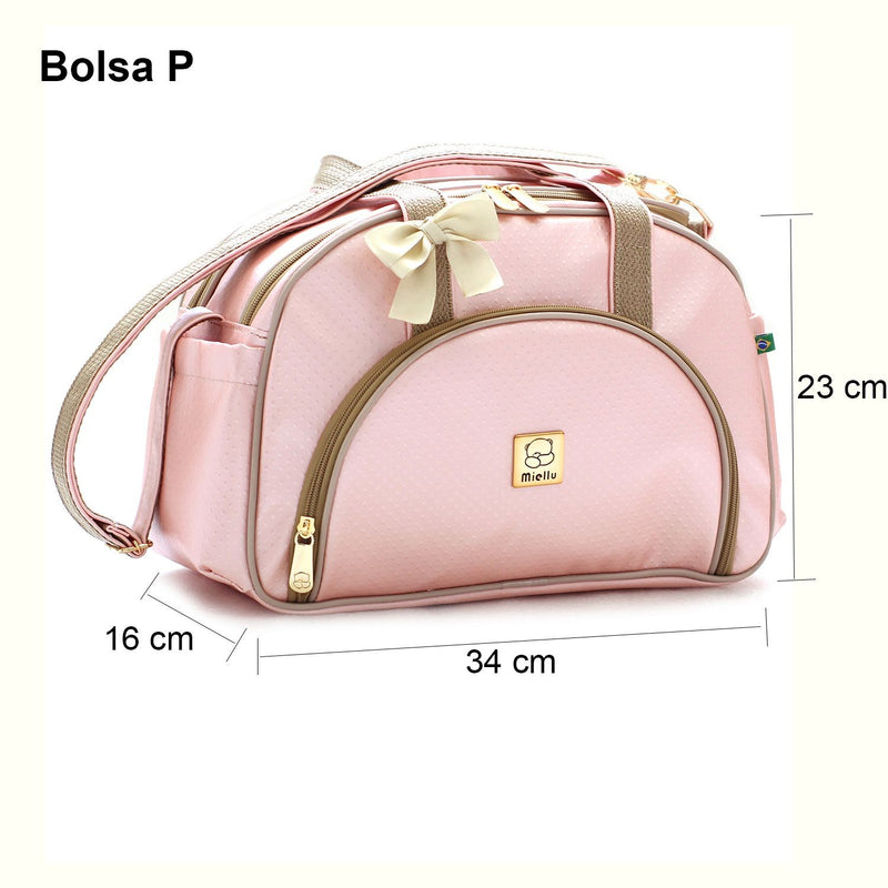 Kit Conjunto Bolsas Maternidade Bebe Menina Menino Enxoval Miellu - Linha Práti