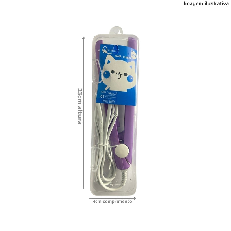 MINI CHAPINHA DE CABELO PORTÁTIL BIVOLT GLS-002 Código PRD623398909830524