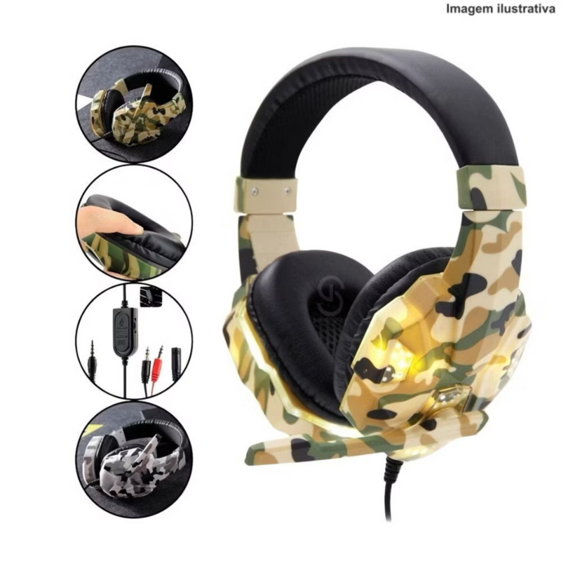 FONE HEADSET GAMER BM218 B-MAX Código PRD543782227811946