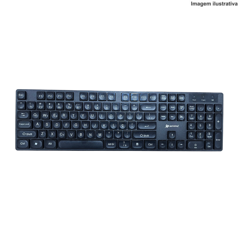 KIT TECLADO E MOUSE S/ FIO FR-3022 PEINING Código PRD362040971491313