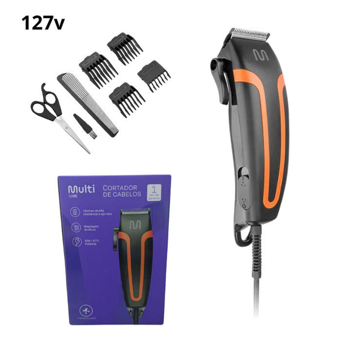 MAQUINA DE CORTAR CABELO 4 EM 1 ACESSÓRIOS 127V MULTI EB-147