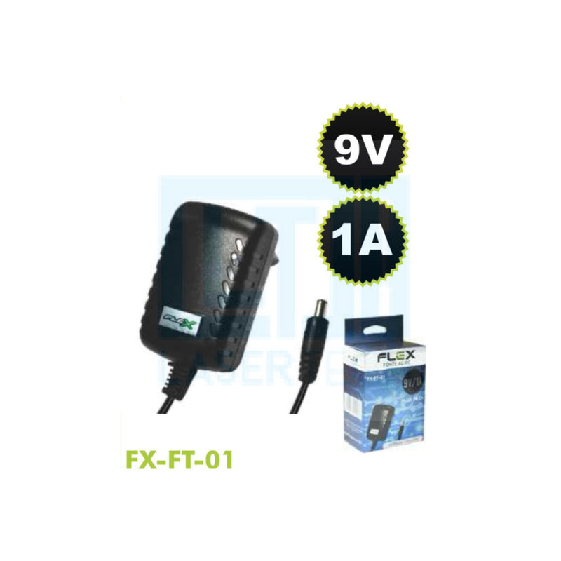 FONTE DE ALIMENTAÇÃO 9V ESTABILIZADA FX-FT01 FLEX Código PRD579068083235031