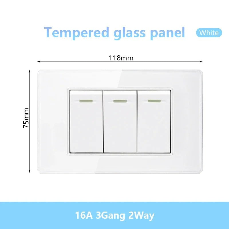 Tomada de parede de carga rápida usb inteligente tipo-c 20w americana, painel d