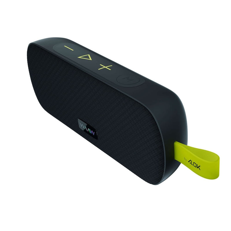 Caixa de Som WAAW by ALOK US 100SB Bluetooth e Cartão de Memória, 10 Horas de