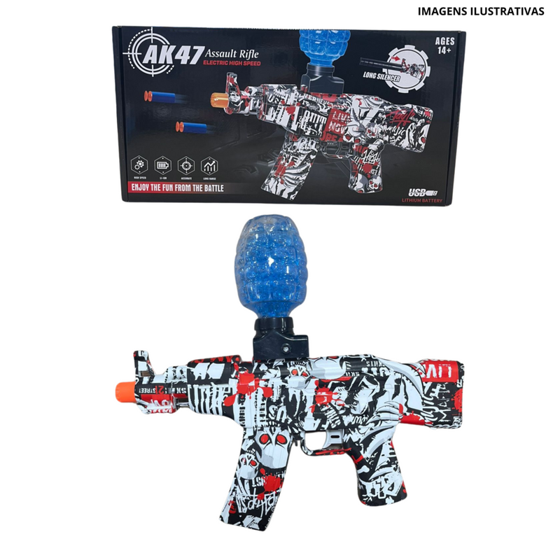 ARMINHA DE GEL AK-47 C/ DARDOS LQXCZ02 Código PRD411476400358244