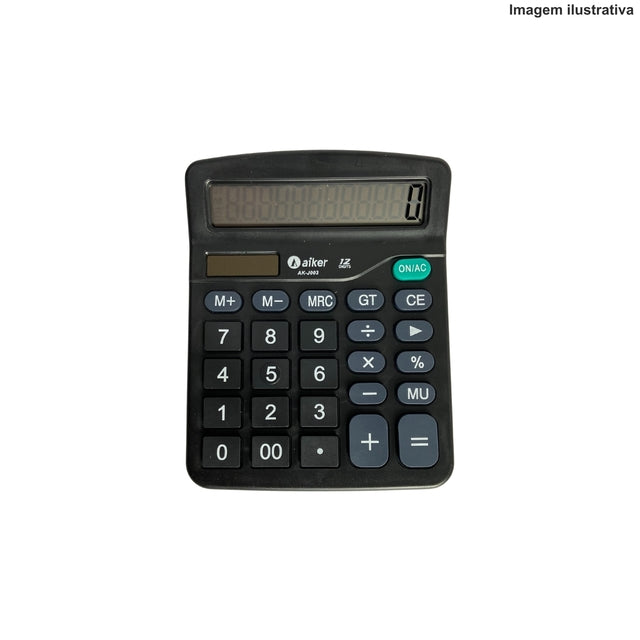 CALCULADORA 12 DIGITOS AK-J003 Código PRD295164541400646
