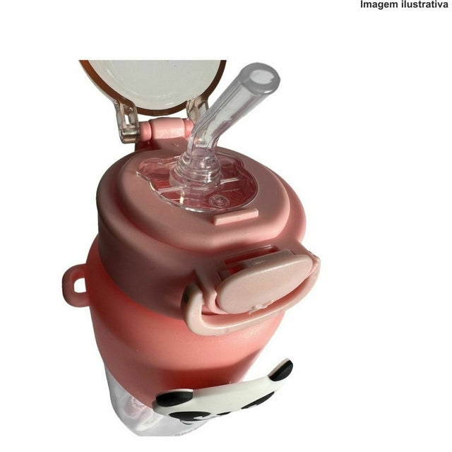 GARRAFA PLÁSTICA PANDA FRENTE 780ML JL-071