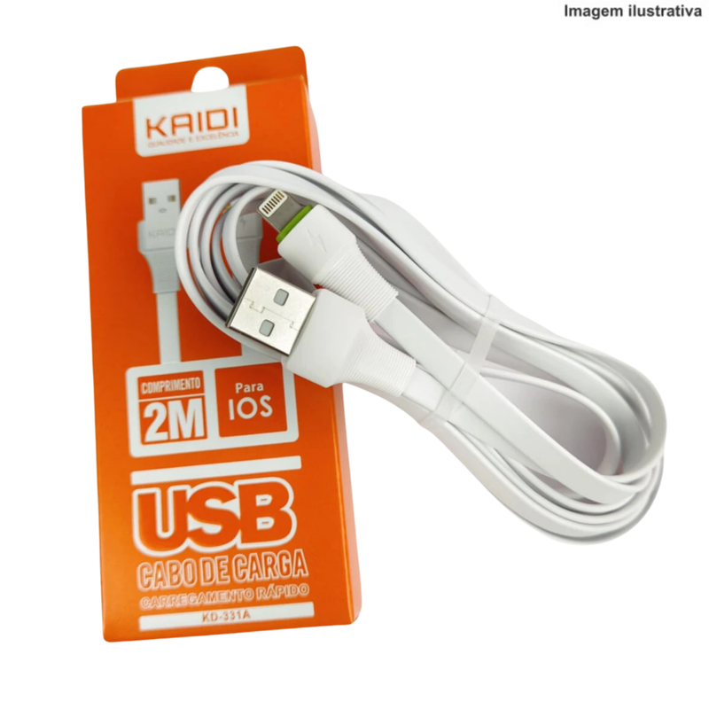 CABO IOS 2MTS KG-331A KAIDI Código 6998472582404