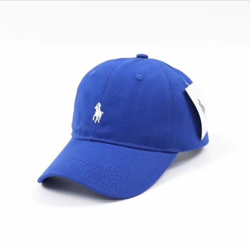 Boné de base unissex moda feminina chapéus algodão pai polo bordado boné cas