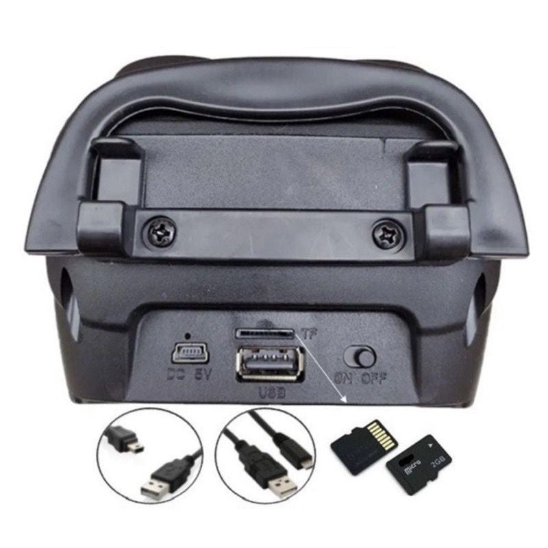 Rádio Portátil Bluetooth, AM, FM, TF, USB, Kapbom, KA-8001, Caixa De Som