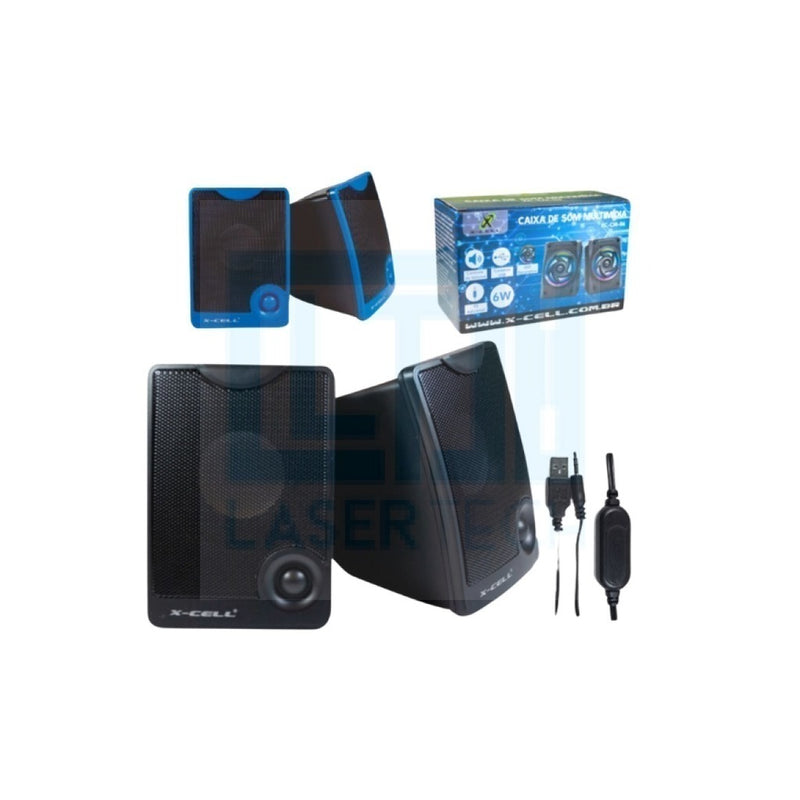 CAIXA DE SOM MULTIMIDIA 6W XC-CM-10 X-CELL Código PRD326803272102965