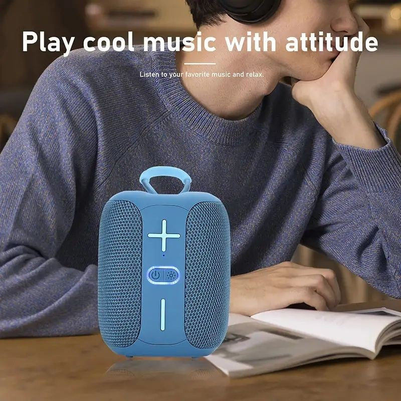 Caixa de som alto-falante bluetooth portátil caixa de som música subwoofer sem