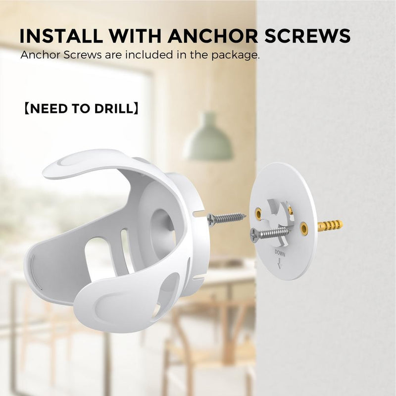 Wall Mount Holder para AmazonEcho Dot, caixa de som, economia de espaço, Wall M