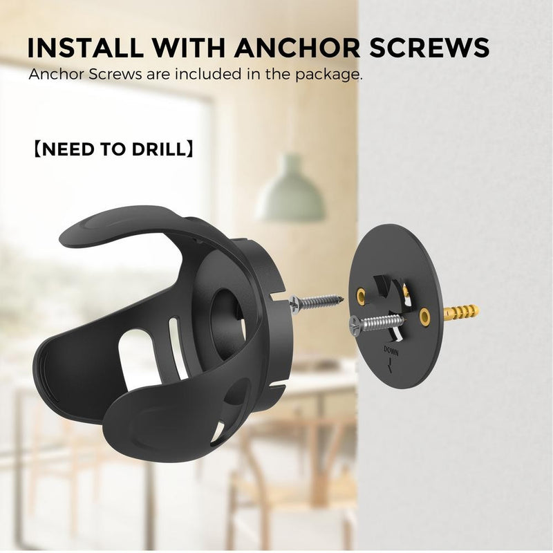 Wall Mount Holder para AmazonEcho Dot, caixa de som, economia de espaço, Wall M
