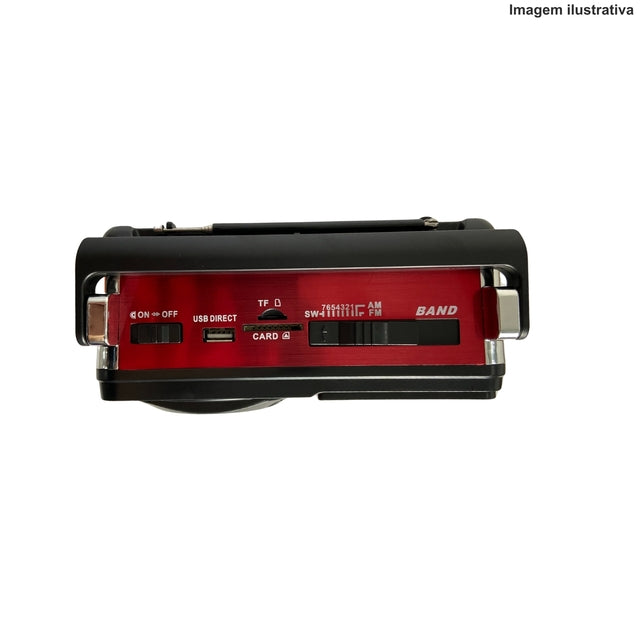 RÁDIO AM/FM BLUETOOTH 5W KA-1088 Código AD-1088