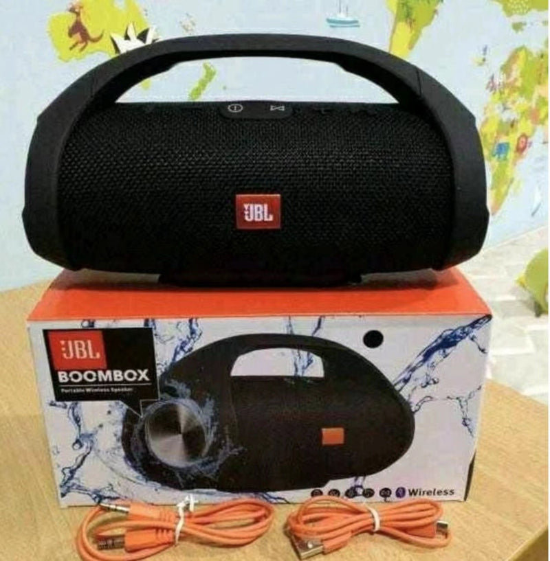 Caixa de som grande boombox gigante 35cm alto falante portátil bluetooth sem fi