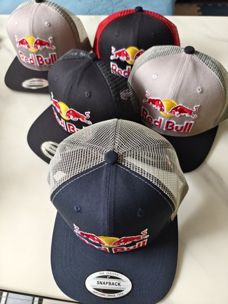 Boné de base Red Bull de alta qualidade, boné de ciclismo masculino e feminino
