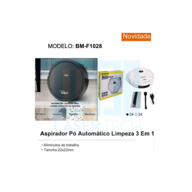 ROBÔ ASPIRADOR DE PÓ BM-F1028 B-MAX Código PRD614652572604173