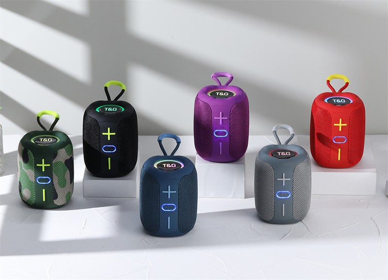 Caixa de som alto-falante bluetooth portátil caixa de som música subwoofer sem