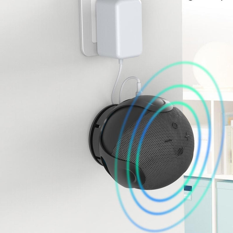 Wall Mount Holder para AmazonEcho Dot, caixa de som, economia de espaço, Wall M