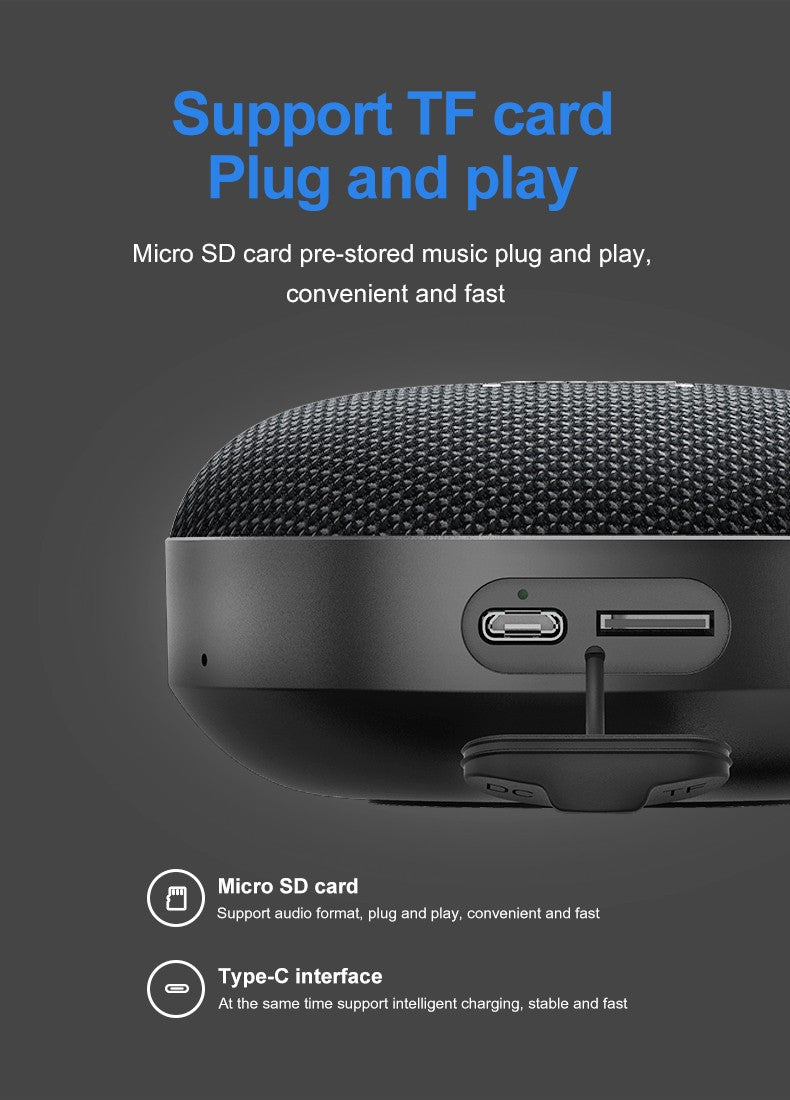 Caixa de som bluetooth alto-falante portátil caixa de som música sem fio mini