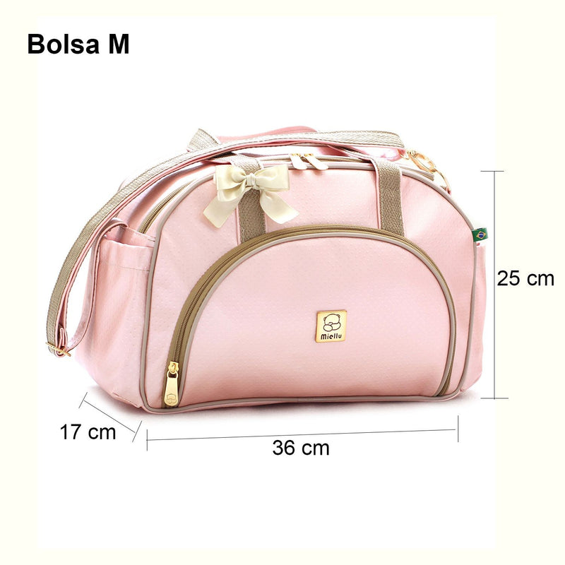 Kit Conjunto Bolsas Maternidade Bebe Menina Menino Enxoval Miellu - Linha Práti