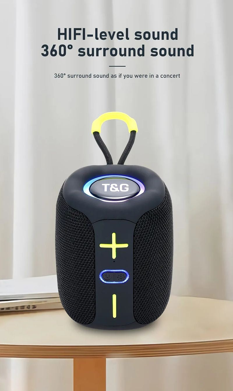 Caixa de som alto-falante bluetooth portátil caixa de som música subwoofer sem