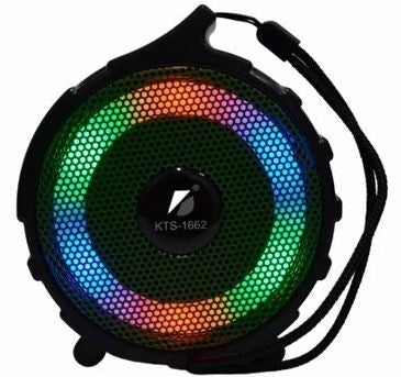Caixa de som amplificada kts 1662 led rgb tws caixa de som bluetooth 2.5 posegad