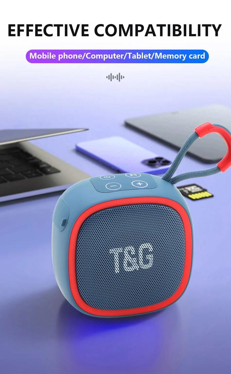 Caixa de som alto-falante bluetooth caixa de som portátil rádio sem fio fm mú