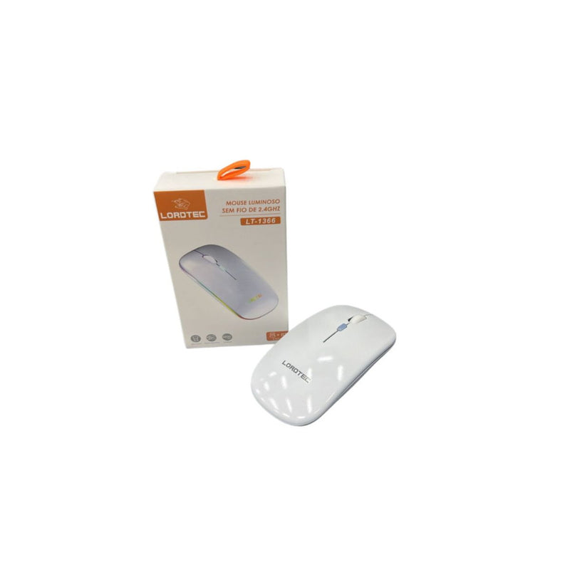 MOUSE SEM FIO LED RGB LT-1366 LORDTEC Código PRD486057722398817