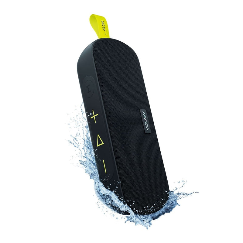 Caixa de Som WAAW by ALOK US 100SB Bluetooth e Cartão de Memória, 10 Horas de