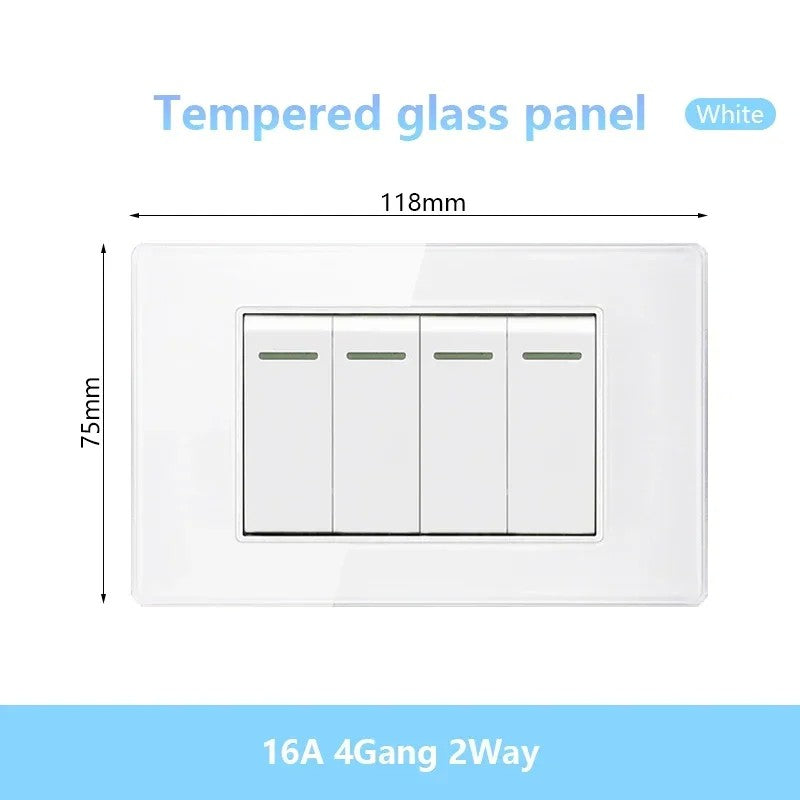 Tomada de parede de carga rápida usb inteligente tipo-c 20w americana, painel d