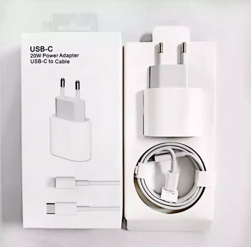 CARREGADOR PRO MAX USB C CX BRANCA Código -R76