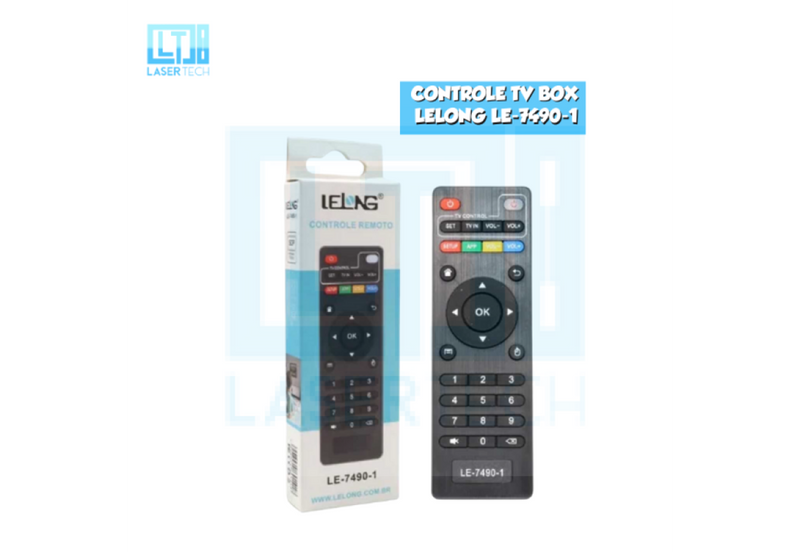 LE-7490-1 KA-3896 CONTROLE TV BOX LELONG Código LE-7490-1