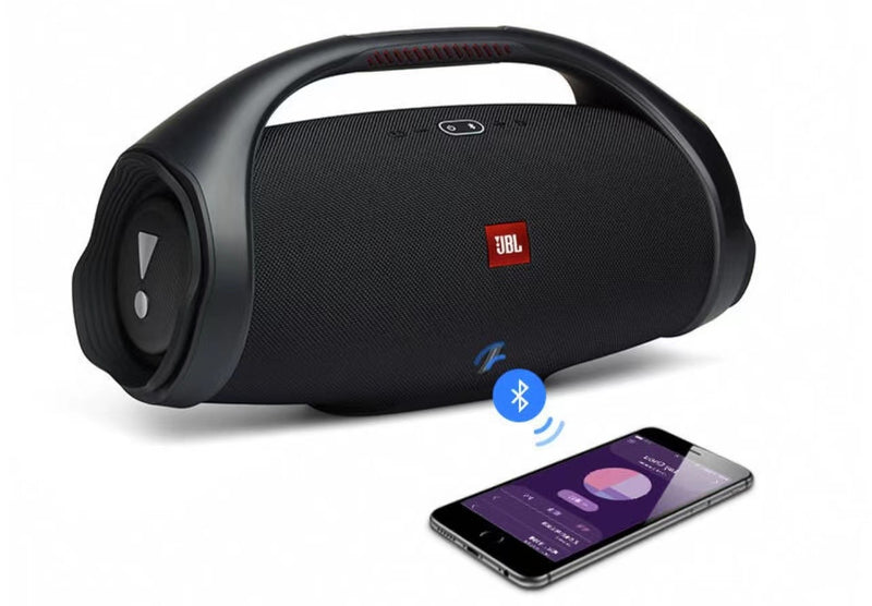Caixa de som grande boombox gigante 35cm alto falante portátil bluetooth sem fi