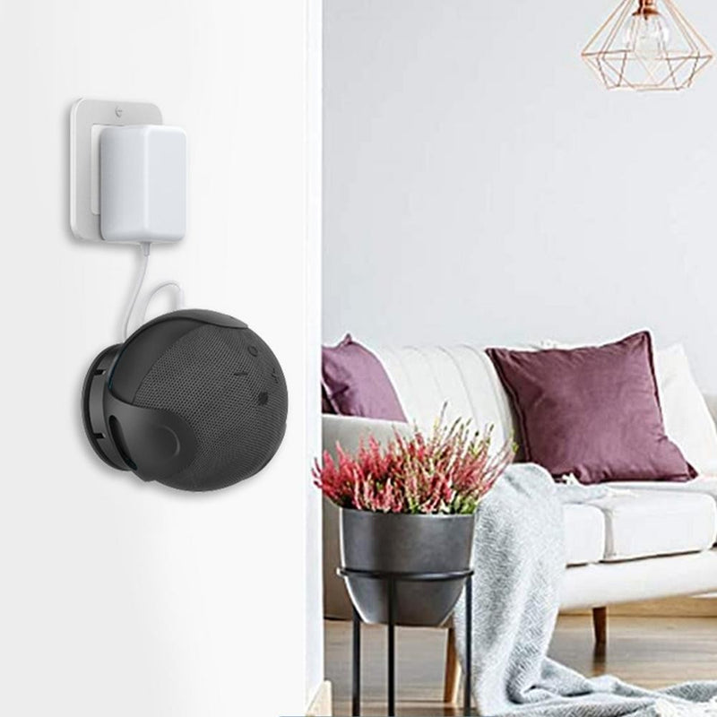 Wall Mount Holder para AmazonEcho Dot, caixa de som, economia de espaço, Wall M