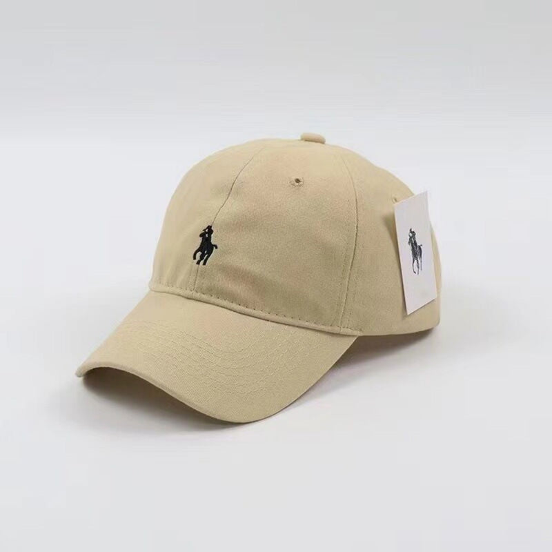 Boné de base unissex moda feminina chapéus algodão pai polo bordado boné cas