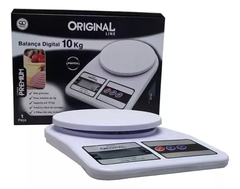 BALANÇA DE COZINHA DIGITAL ATÉ 10KG SL0363D Código MAX-211033
