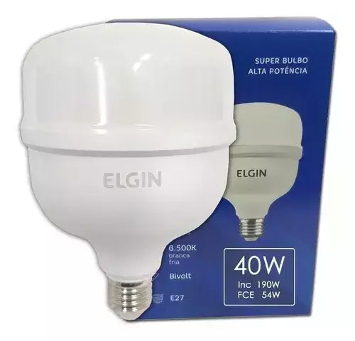 LÂMPADA SUPER BULBO LED 40W 3200 LUMENS BIVOLT Código PRD545923070434185