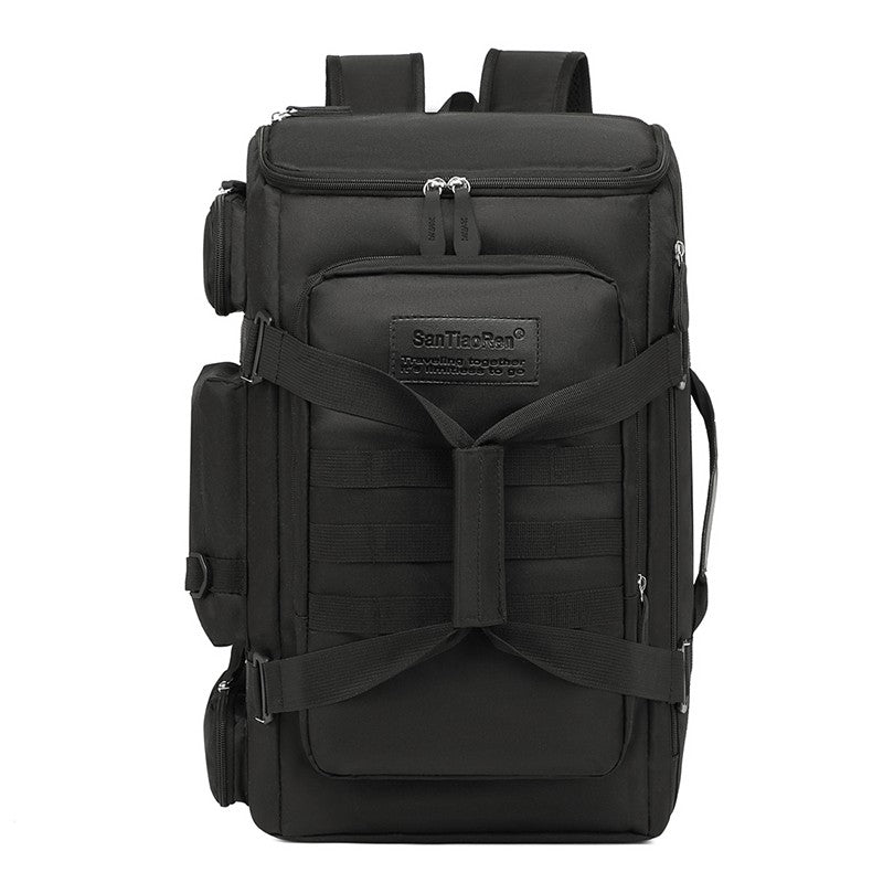 Grande capacidade saco de ginásio mochila de viagem separação seca molhada sa