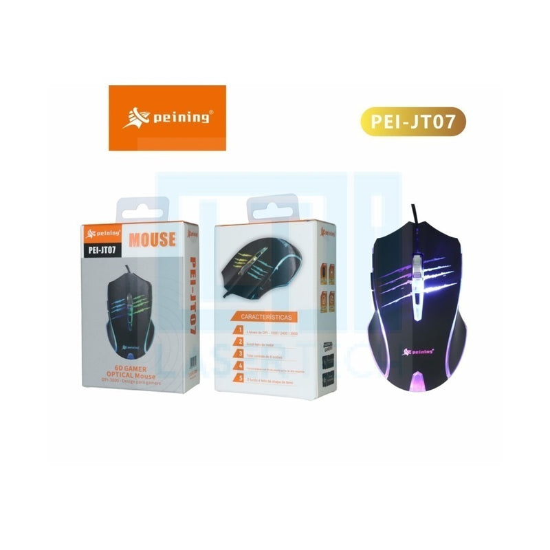 MOUSE GAMER COM FIO PEI-JT07 PEINING Código PRD403851246478711