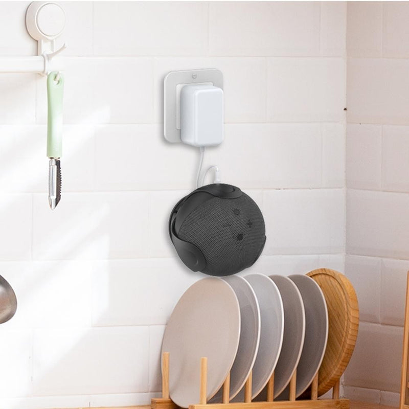 Wall Mount Holder para AmazonEcho Dot, caixa de som, economia de espaço, Wall M