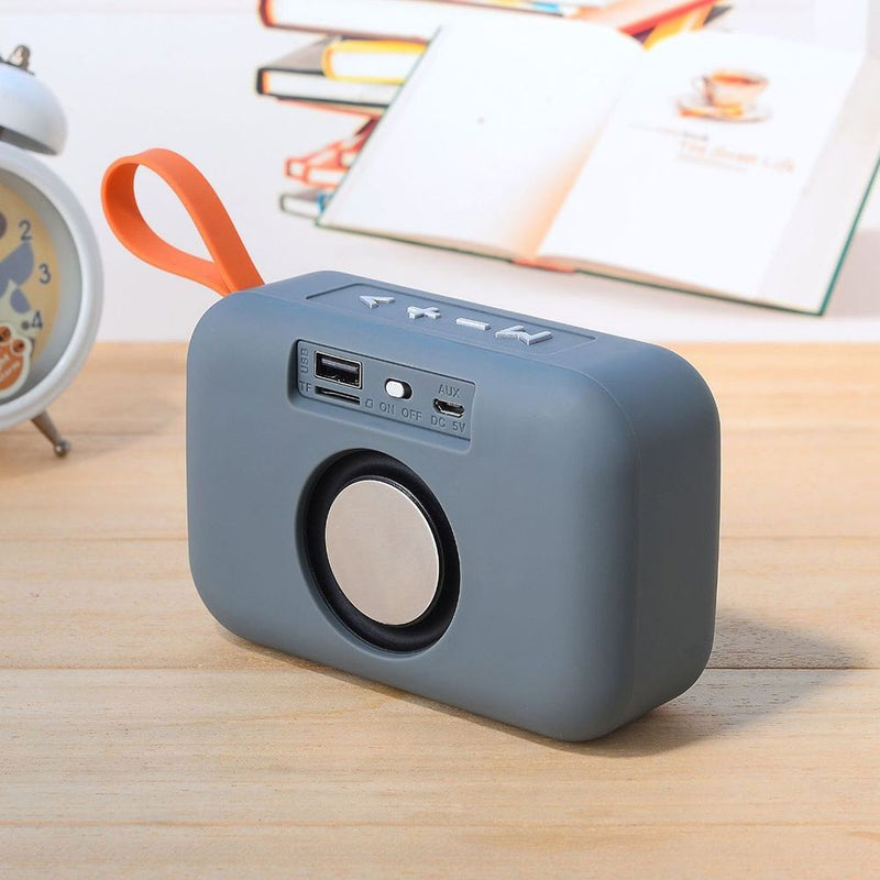 Caixa de som alto-falante bluetooth caixa de som portátil rádio sem fio fm mú