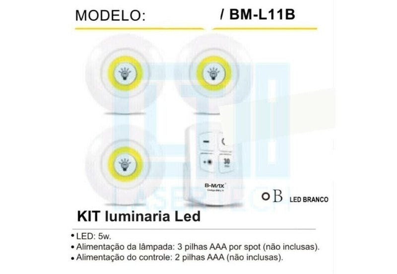 KIT LUMINARIA DE LED BM-L11B KA-L1398