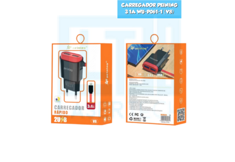 CARREGADOR RAPIDO 3.6 V8 WU-P061 Código 155801