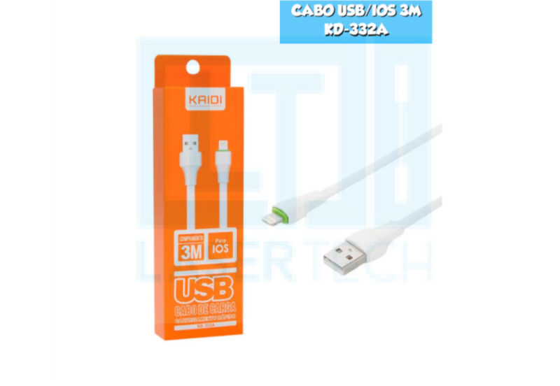 CABO 3M KD332A IOS KAIDI Código KD-332A