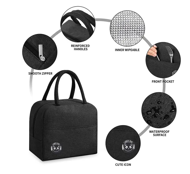 Bolsa Térmica Marmita Lancheira Feminina Masculina Lunch Bag