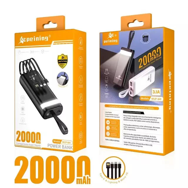 POWER BANK 20.000 MAH WUP-841 Código WUP-841